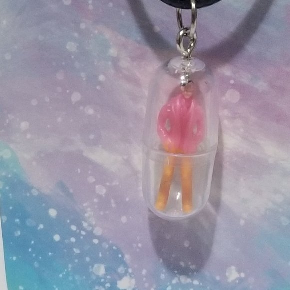 Tiny Trapped Man Necklace - Picture 2 of 3